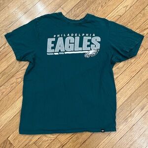 47 Brand Eagles Teal Short Sleeve Tee